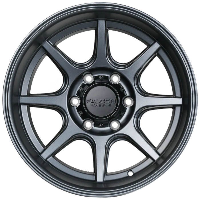 Falcon T8 Seeker - Full Matte Gunmetal